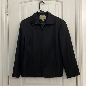 Jones New York country stretch dress black jacket size 12